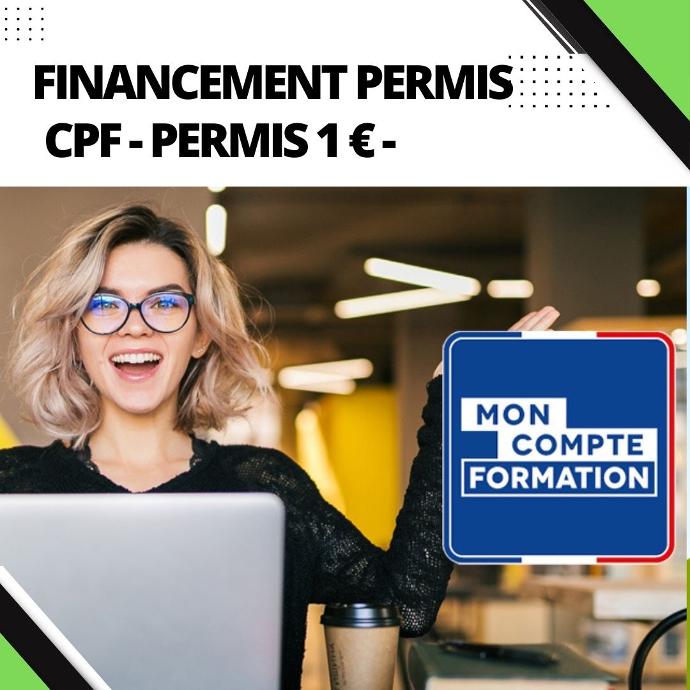 financement permis de conduitre école de conduite auto école sud permis var CPF moto voiture permis un euro pas jour facilités de paiements